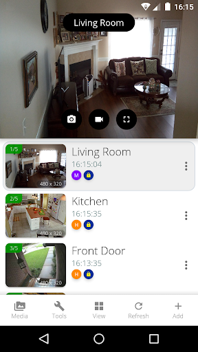 Hyakume IP Camera Viewer FREE - عکس برنامه موبایلی اندروید
