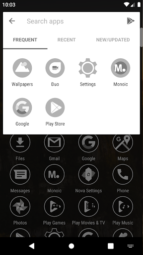 Monoic White Minimal Icon Pack - عکس برنامه موبایلی اندروید