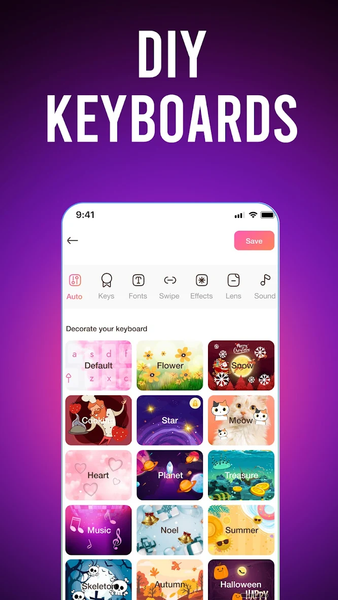 Kebo Keyboard : Emoji, Fonts - عکس برنامه موبایلی اندروید