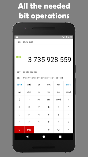 BitCalculator - Image screenshot of android app