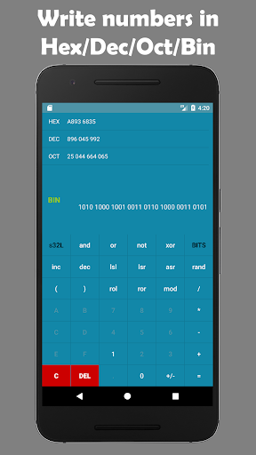 BitCalculator - Image screenshot of android app