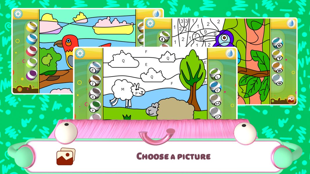 Color by Numbers - Animals - عکس بازی موبایلی اندروید
