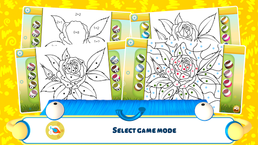 Kids Flower Color by Number - عکس برنامه موبایلی اندروید