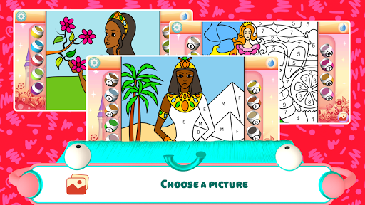 Princess Paint by Number - عکس برنامه موبایلی اندروید