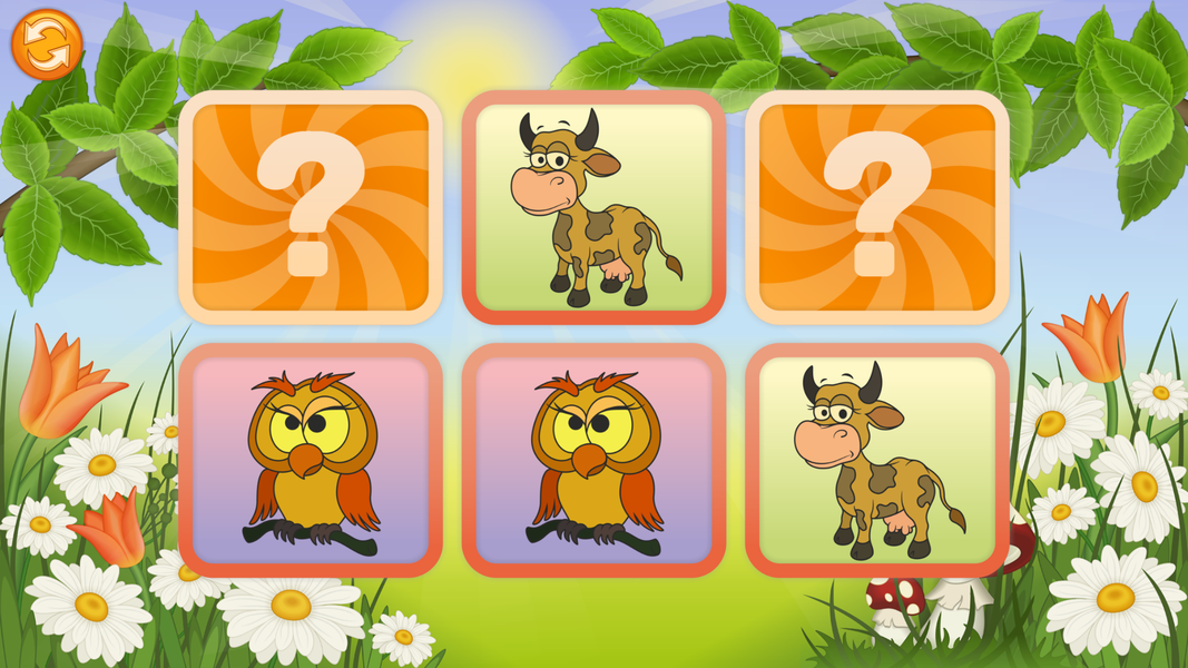 Memory Game - Animals - عکس برنامه موبایلی اندروید