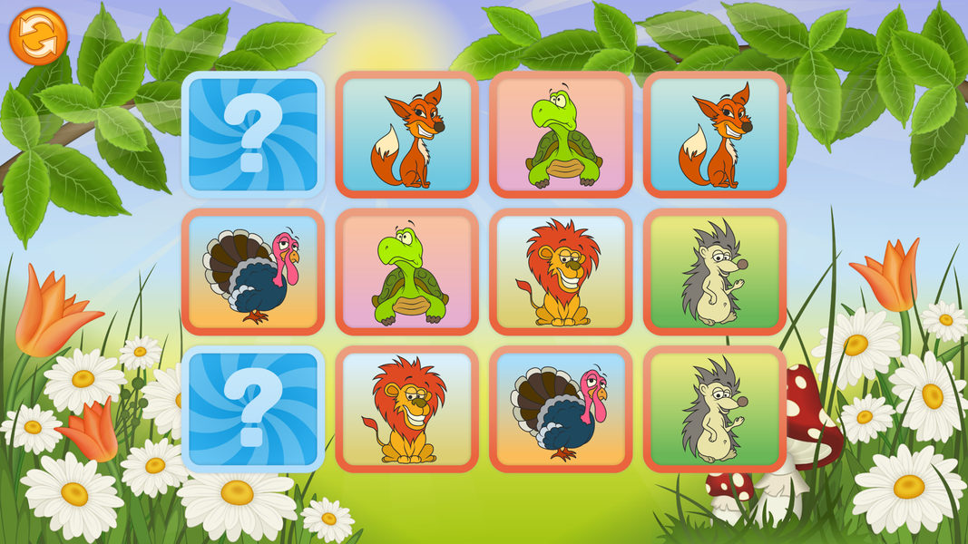Memory Game - Animals - عکس برنامه موبایلی اندروید