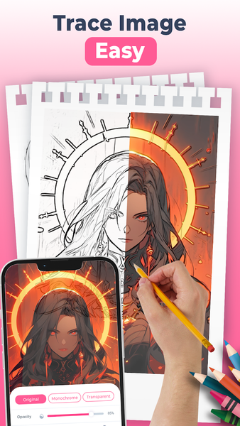 Anime AR Draw - Draw Anime - Image screenshot of android app