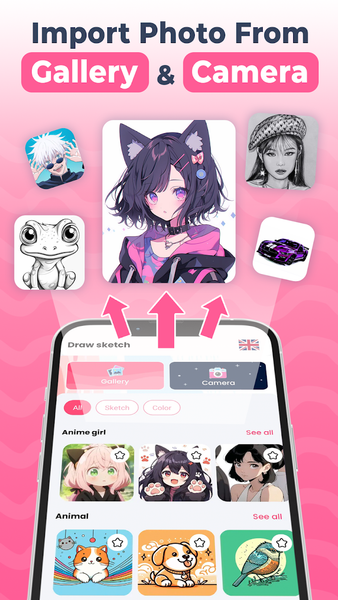 Anime AR Draw - Draw Anime - Image screenshot of android app