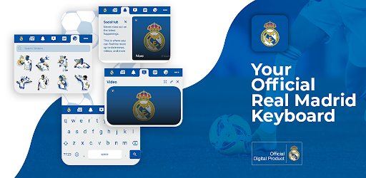 Real Madrid Keyboard - Image screenshot of android app