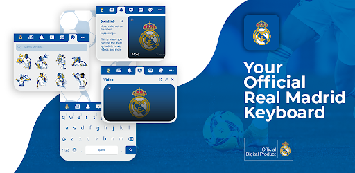 Real Madrid Keyboard - عکس برنامه موبایلی اندروید