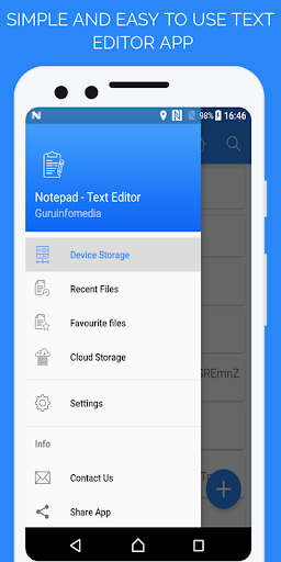 Notepad - Text Editor - عکس برنامه موبایلی اندروید