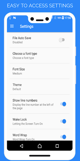 Notepad - Text Editor - عکس برنامه موبایلی اندروید