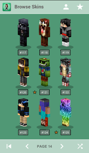 Skins for Minecraft PE - Image screenshot of android app