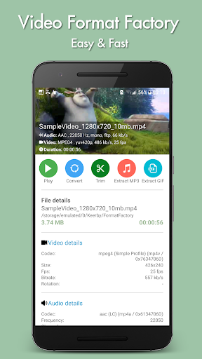 Video Format Factory - عکس برنامه موبایلی اندروید
