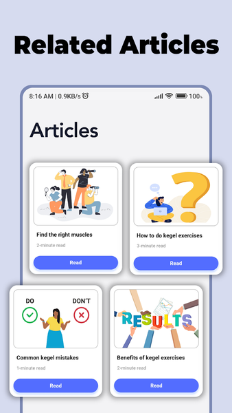 Go Kegel - Kegel Exercises - عکس برنامه موبایلی اندروید