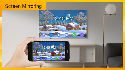 Cast to TV - Screen Mirroring - عکس برنامه موبایلی اندروید