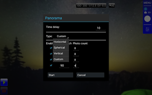 OSMO ۳۶۰ Panorama - عکس برنامه موبایلی اندروید
