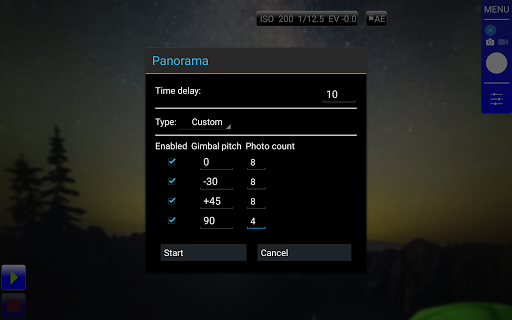 OSMO ۳۶۰ Panorama - عکس برنامه موبایلی اندروید