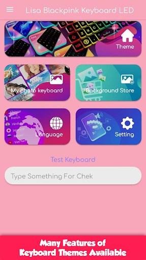 Lisa Blackpink Keyboard LED - عکس برنامه موبایلی اندروید