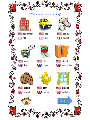 British vs American English - عکس بازی موبایلی اندروید