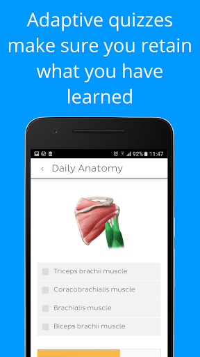 Daily Anatomy Flashcards - عکس برنامه موبایلی اندروید