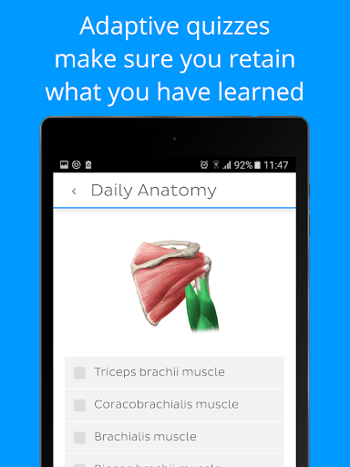 Daily Anatomy Flashcards - عکس برنامه موبایلی اندروید
