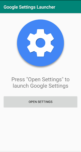 Settings Launcher - Image screenshot of android app