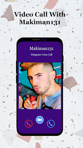 Makiman131 Calling You - Fake Video Call Makiman - Image screenshot of android app