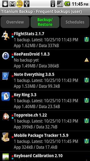 Titanium Backup ★ root needed - Image screenshot of android app