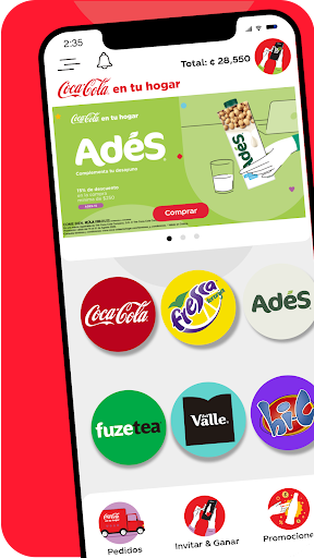 Coca-Cola en tu hogar - عکس برنامه موبایلی اندروید