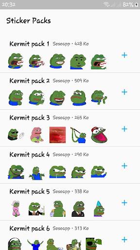Kermit Memes Stickers - Image screenshot of android app