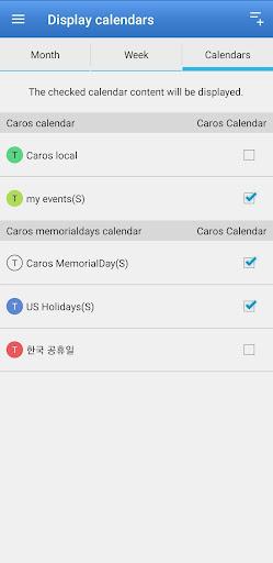 Caros Calendar: To do, Planner - عکس برنامه موبایلی اندروید