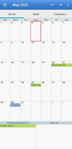 Caros Calendar: To do, Planner - عکس برنامه موبایلی اندروید