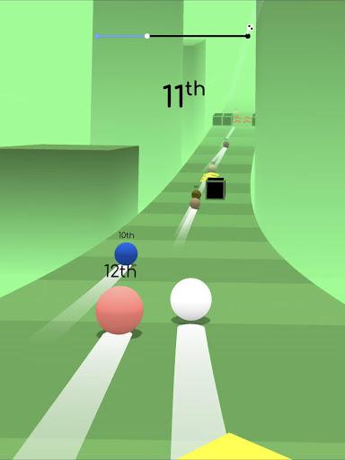 Balls Race - مسابقه ی توپ‌ - Gameplay image of android game