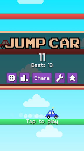 Jump Car - Gameplay image of android game