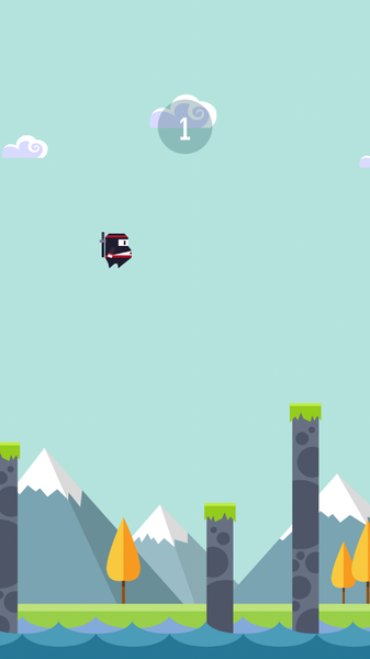 Spring Ninja - Gameplay image of android game