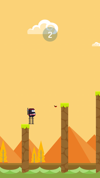 Spring Ninja - Gameplay image of android game