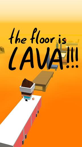 The Floor Is Lava - Gameplay image of android game