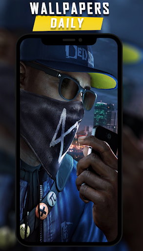 Watch Dogs Wallpaper legion HD 4K - Image screenshot of android app