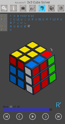 3x3 Cube Solver - عکس بازی موبایلی اندروید