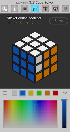 3x3 Cube Solver - Gameplay image of android game