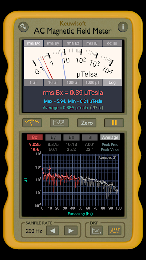 AC Magnetic Field Meter - Image screenshot of android app