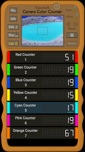 Camera Color Counter - عکس برنامه موبایلی اندروید