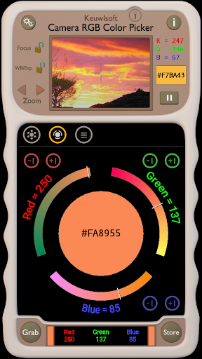 Camera RGB Color Picker - Image screenshot of android app
