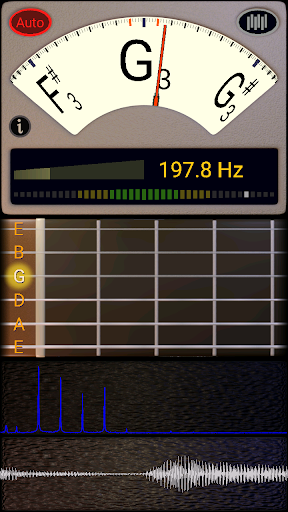 Guitar Tuner - Image screenshot of android app