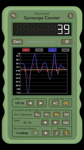 Gyroscope Counter - عکس برنامه موبایلی اندروید