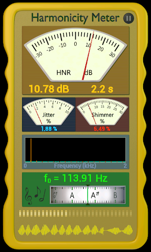 Harmonicity Meter - عکس برنامه موبایلی اندروید