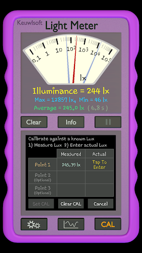 Light Meter - عکس برنامه موبایلی اندروید