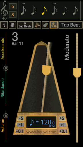 Metronome - Image screenshot of android app