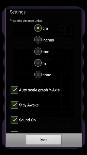 Proximity Sensor Counter - Image screenshot of android app